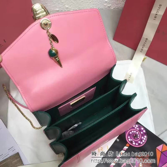 BVLGARI寶格麗 專櫃最新 閃電吊墜限量款 三層風琴包 可手提單肩斜挎 B286999 FYD1425